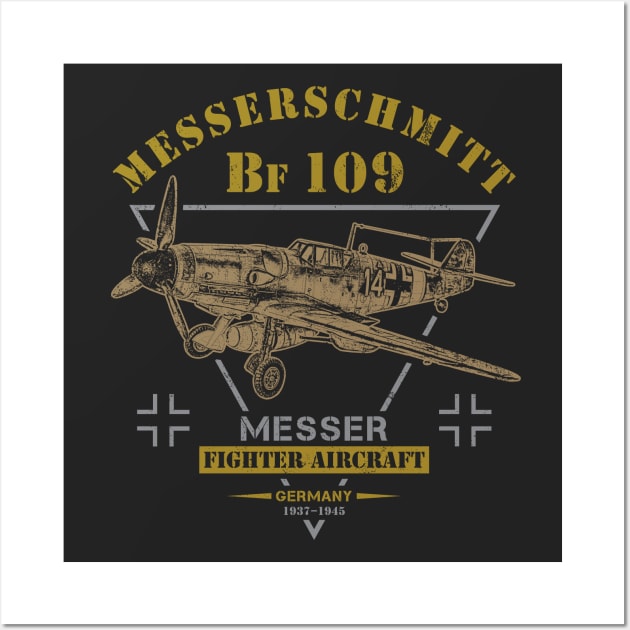 Messerschmitt Bf 109 Wall Art by Military Style Designs